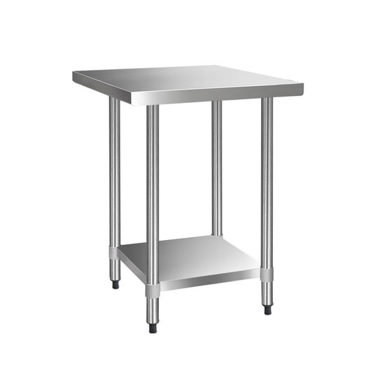 Cefito 762 x 762mm Commercial Stainless Steel Kitchen Bench