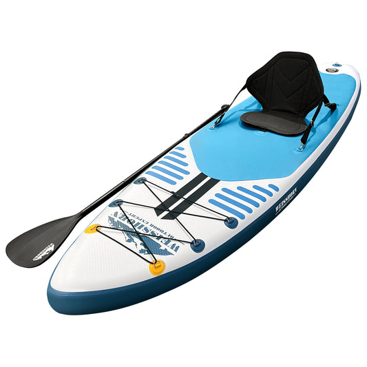 Weisshorn Stand Up Paddle Board Inflatable SUP Surfboard Paddleboard Kayak 10FT