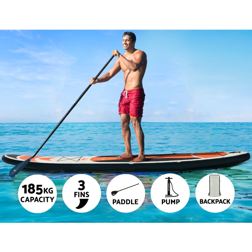 Weisshorn Stand Up Paddle Board Inflatable 11ft SUP Surfboard Paddleboard Kayak