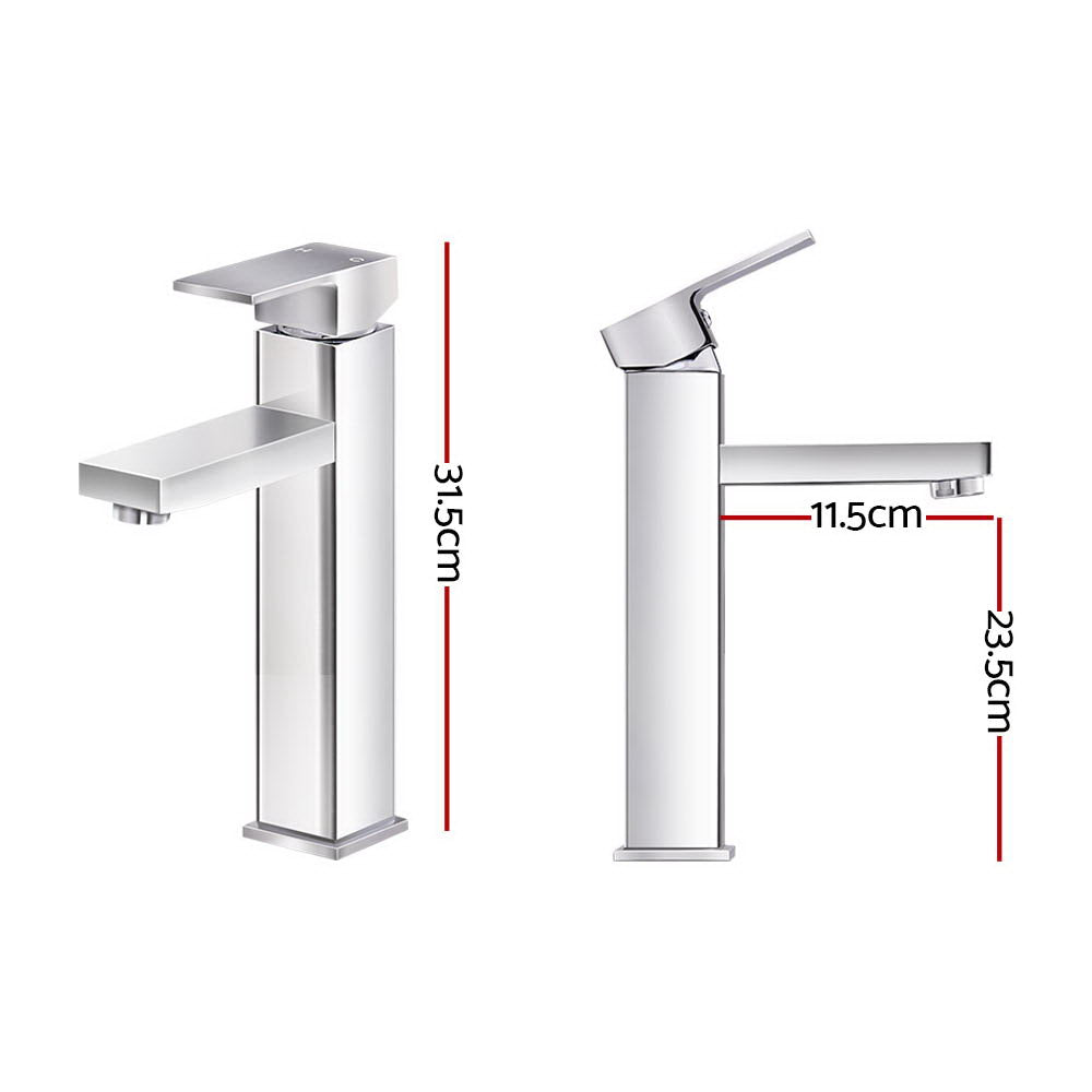 Cefito Basin Mixer Tap Faucet Silver