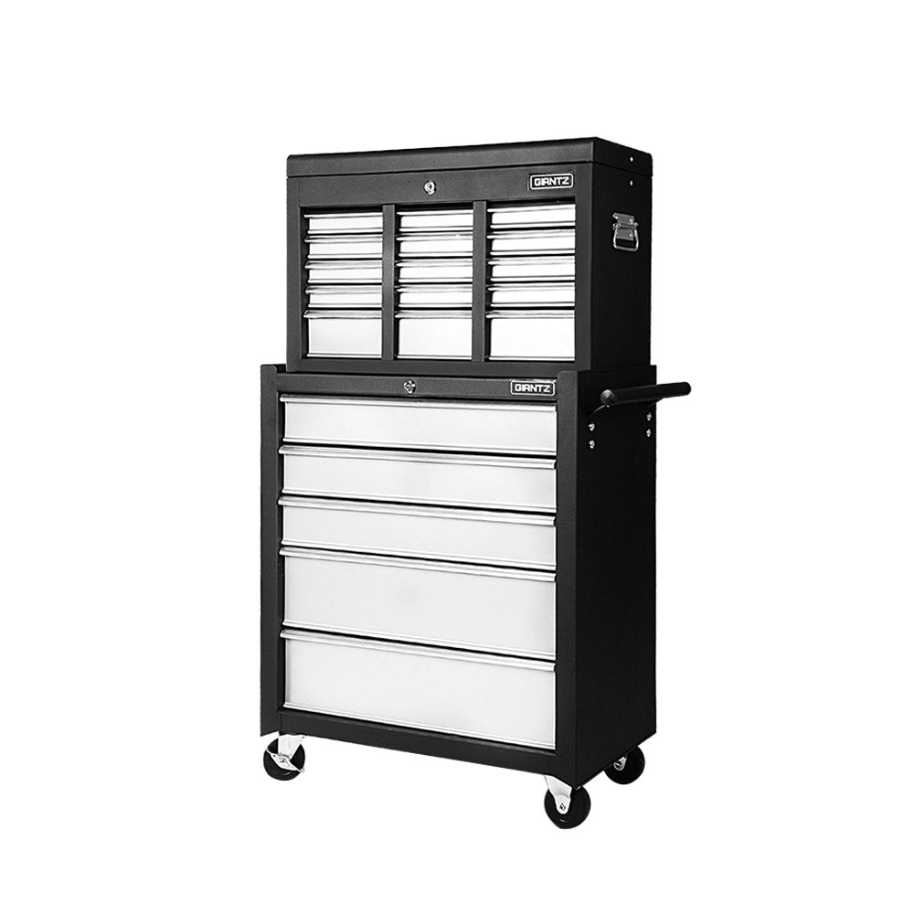 Giantz 14 Drawers Toolbox Chest Cabinet Mechanic Trolley Garage Tool Storage Box