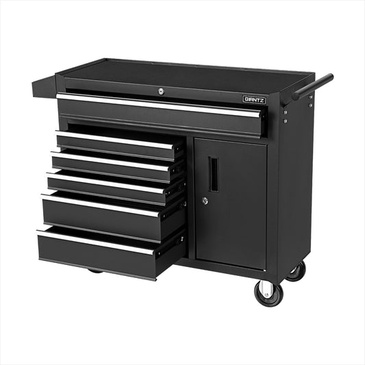 Giantz 6 Drawer Tool Box Chest Cabinet Toolbox Storage Garage Organiser Wheels