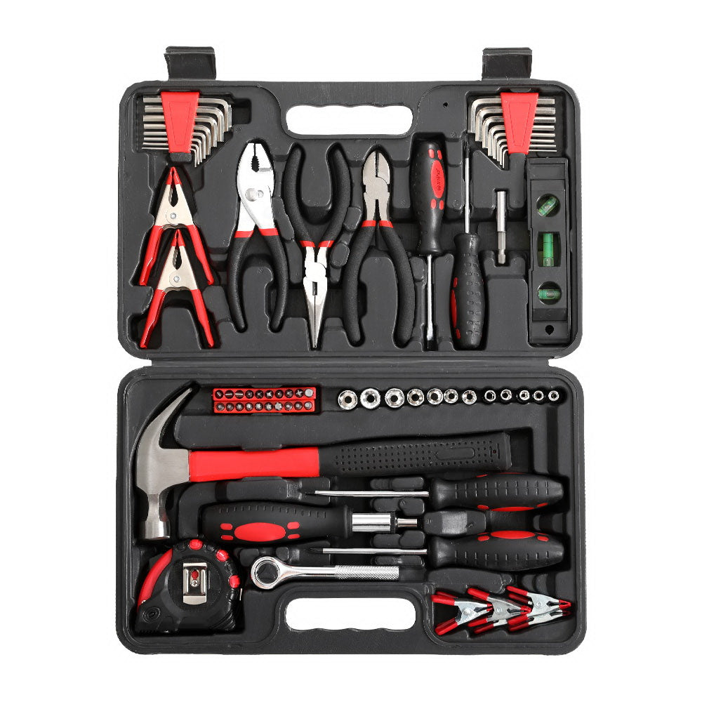 Giantz 70pcs Hand Tool Kit Set Box Household Automotive Repair Workshop w/Case