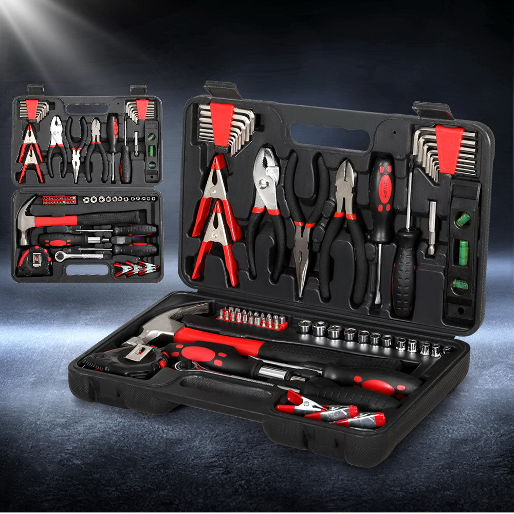 Giantz 70pcs Hand Tool Kit Set Box Household Automotive Repair Workshop w/Case