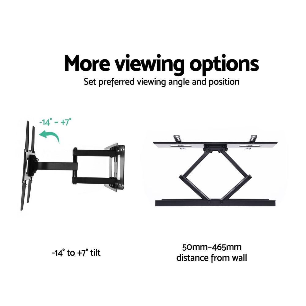 Artiss TV Wall Mount Bracket Tilt Swivel Full Motion Flat LED LCD 32 42 50 55 60 65 70 inch