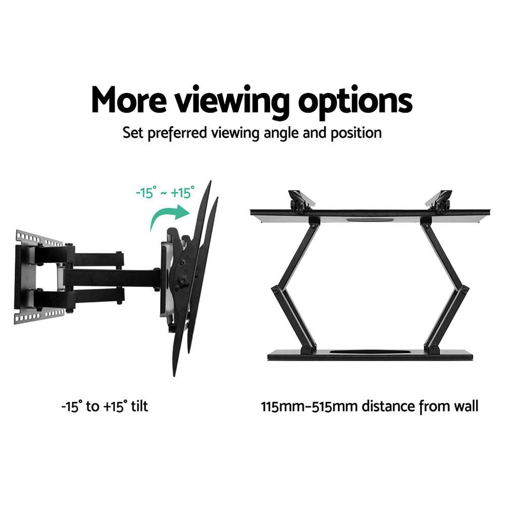 Artiss TV Wall Mount Bracket Tilt Swivel Full Motion Flat Slim LED LCD 32 inch to 80 inch