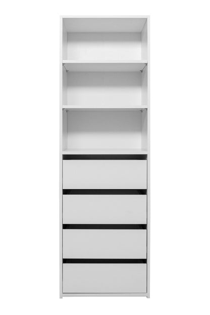 GENEVA THREE SHELF/FOUR DRAWER BUILT IN WARDROBE - CLASSIC