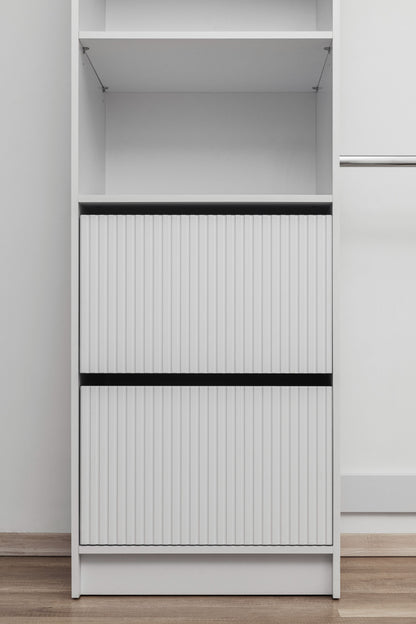 BASEL 2M WALK IN WARDROBE KIT - FLUTED