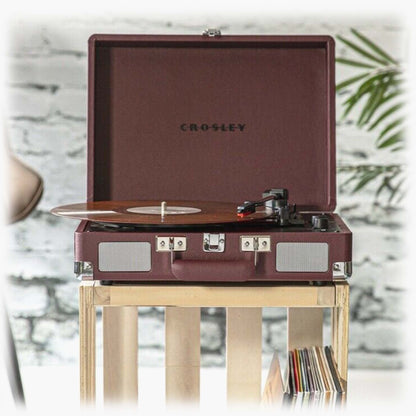 Crosley Cruiser Plus Bluetooth Turntable 3 Speed Burgundy