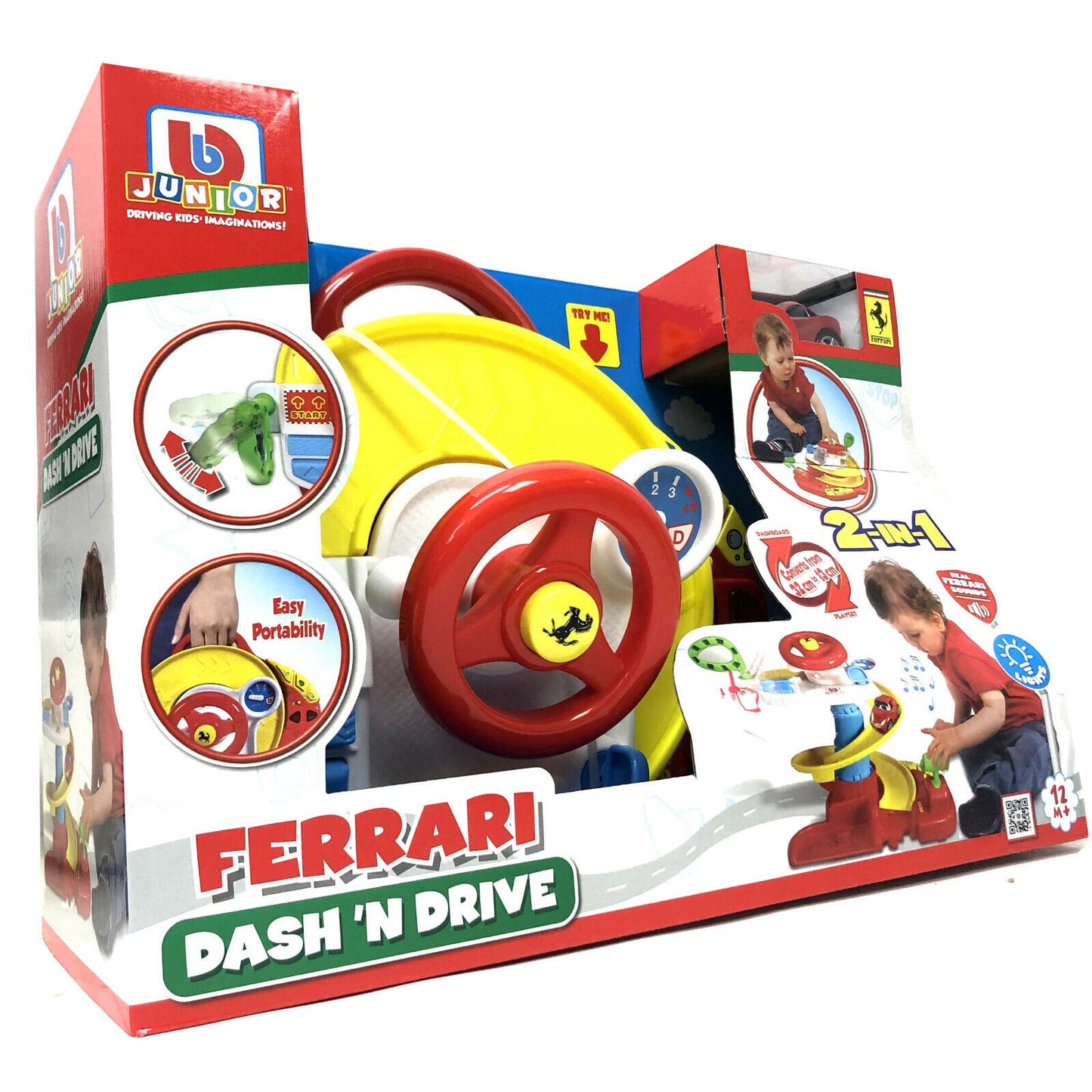 BB Junior Ferrari Dash 2 in 1 Driving Tower with Car