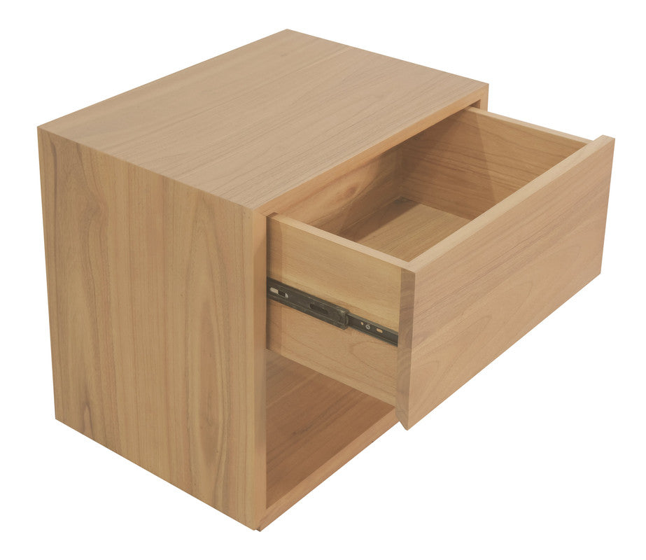 Oscar 1 Drawer Bedside Table (Latte)