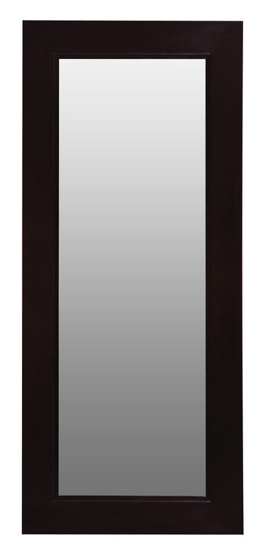 Toby Solid Mahogany Timber Standing Mirror (Chocolate)