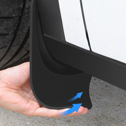 4Pcs Mud Flaps Splash Guards Fender For Tesla Model 3 Front Rear TPE Mudguard