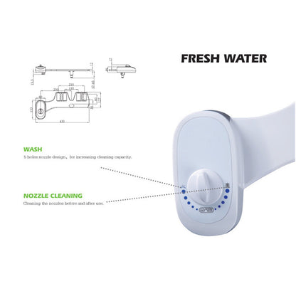 Hygiene Toilet Bidet Seat Bidet Sprayer Water Wash Clean Unisex Toilet Washer AU