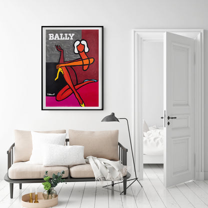 50cmx70cm Fashion Woman Black Frame Canvas Wall Art