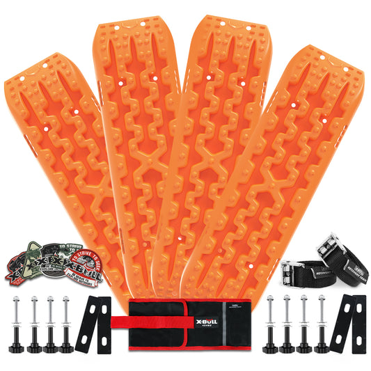 X-BULL Recovery tracks Boards 10T 2 Pairs Sand Mud Snow With Mounting Bolts pins