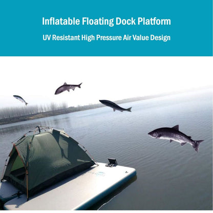 Inflatable Floating Fishing Dock Platform For Adults And Children - Standard Version