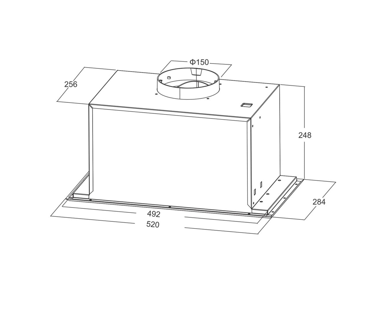 Undermount Rangehood 52cm