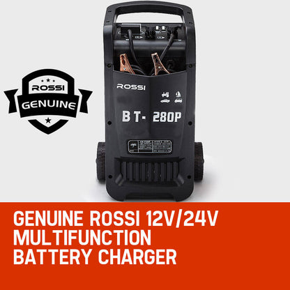 ROSSI Car Battery Charger 280A 12v/24v Jump Starter ATV Boat Truck Tractor