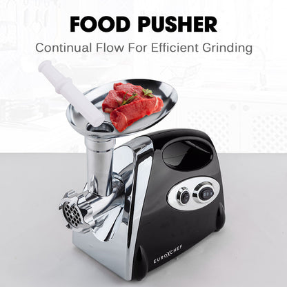 EuroChef 1800W Electric Meat Grinder Mincer Sausage Filler Kibbe Maker Stuffer Kitchen