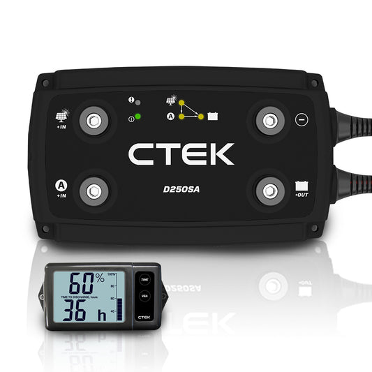 CTEK 20A OFF GRID Battery Charging System w/ D250SA & Digital Display Monitor