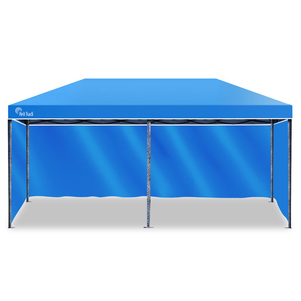 Red Track 3x6m Folding Gazebo Shade Outdoor Blue Foldable Marquee Pop-Up