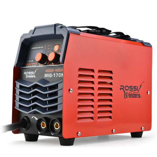 ROSSI 170 Amp Portable Inverter MIG Stick ARC Welder, with Carry Case & Accessories