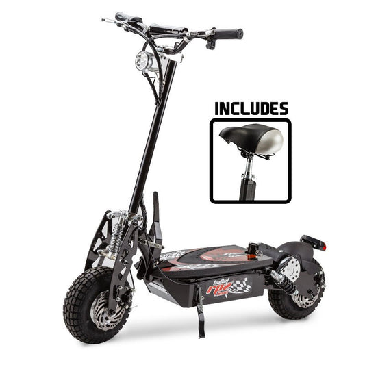 BULLET RPZ1600 Series 1000W Electric Scooter 48V - Turbo w/ LED for Adults/Child