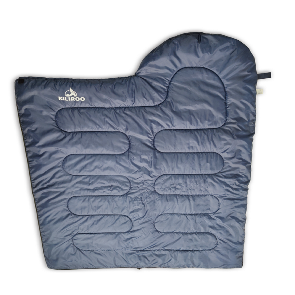 KILIROO Sleeping Bag 350GSM Navy Blue