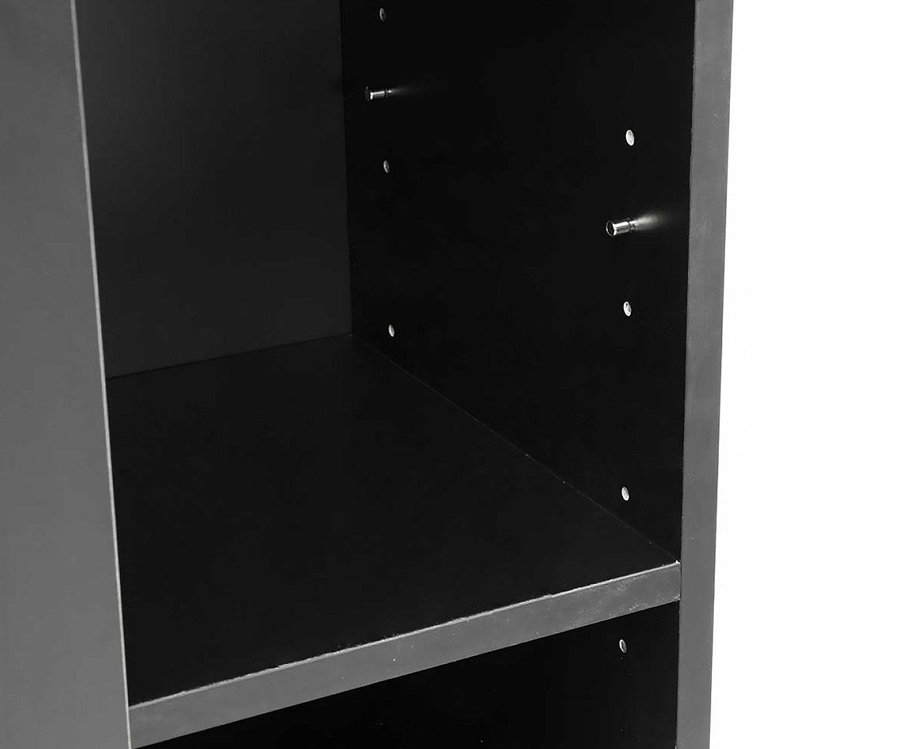 Sarantino New 21 Pairs Shoe Cabinet Rack Storage Organiser Shelf 2 Doors Cupboard Black