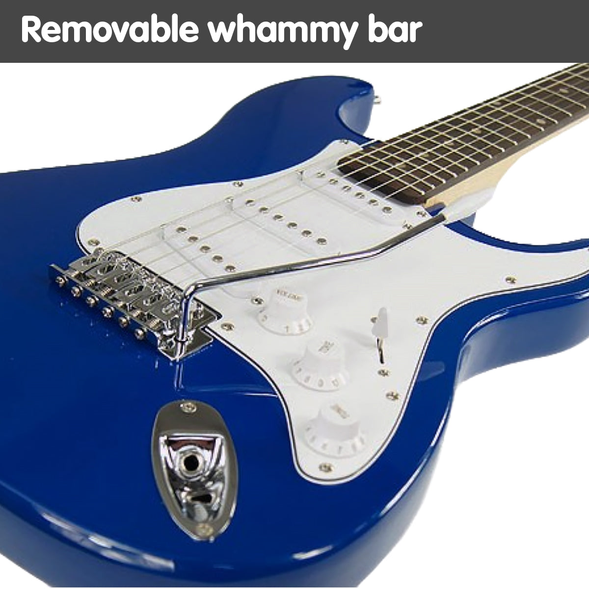 Karrera 39in Electric Guitar - Blue