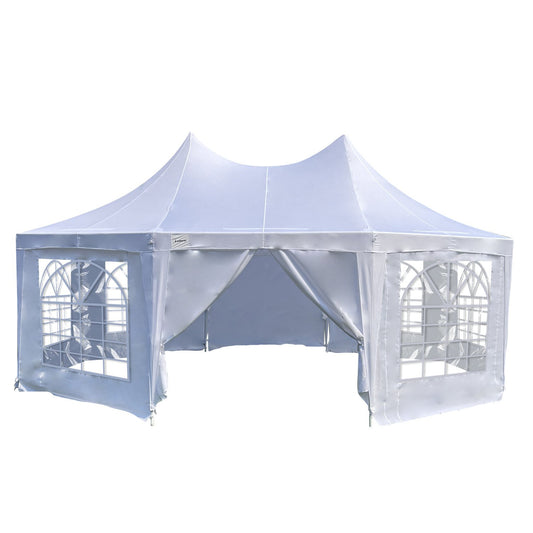 Wallaroo 6x4.5m Wedding Gazebo Marquee with Sidewalls