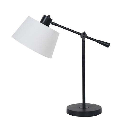 Sarantino Adjustable Metal Table Lamp In Black