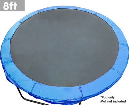 Kahuna 8ft Replacement Reinforced Outdoor Round Trampoline Safety Spring Pad Cover (8 Feet)