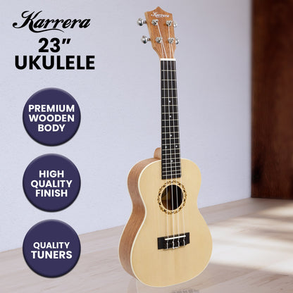 Karrera 23in Ukulele - Natural