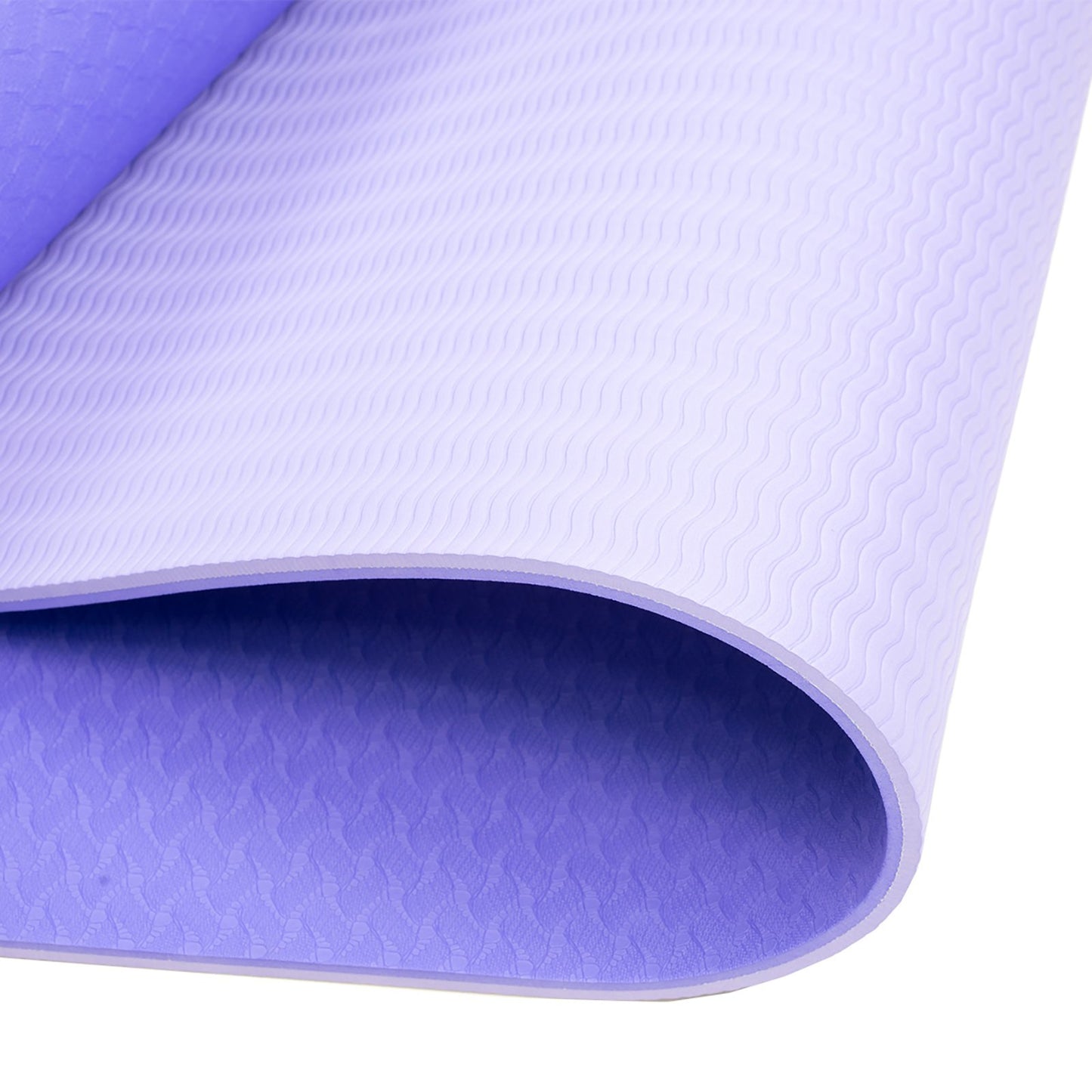 Powertrain Eco-Friendly TPE Pilates Exercise Yoga Mat 8mm - Light Purple