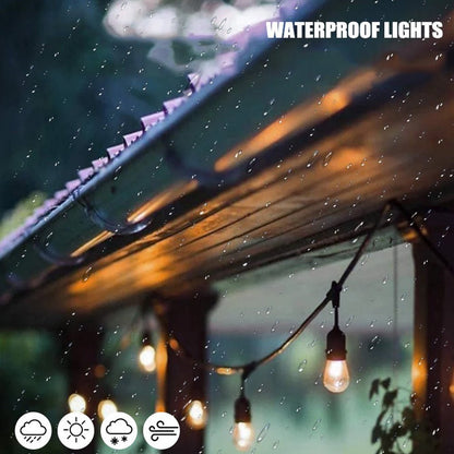 100M Festoon String Lights Kits Christmas Wedding Party Waterproof outdoor