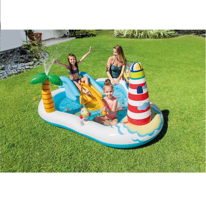 INTEX  Fishing Fun Play Center Inflatable Kiddie Pool 57162NP