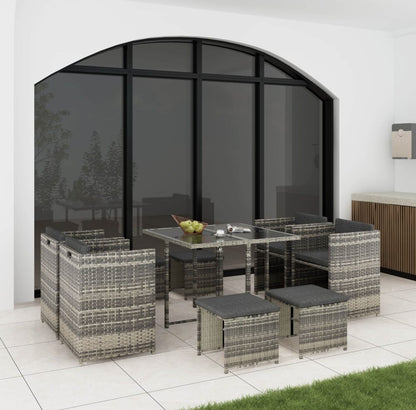 Horrocks 8 Seater Outdoor Dining Set &#8211; Grey