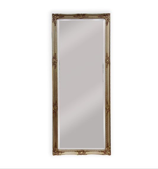 French Provincial Ornate Mirror - Champagne - Medium 70cm x 170cm