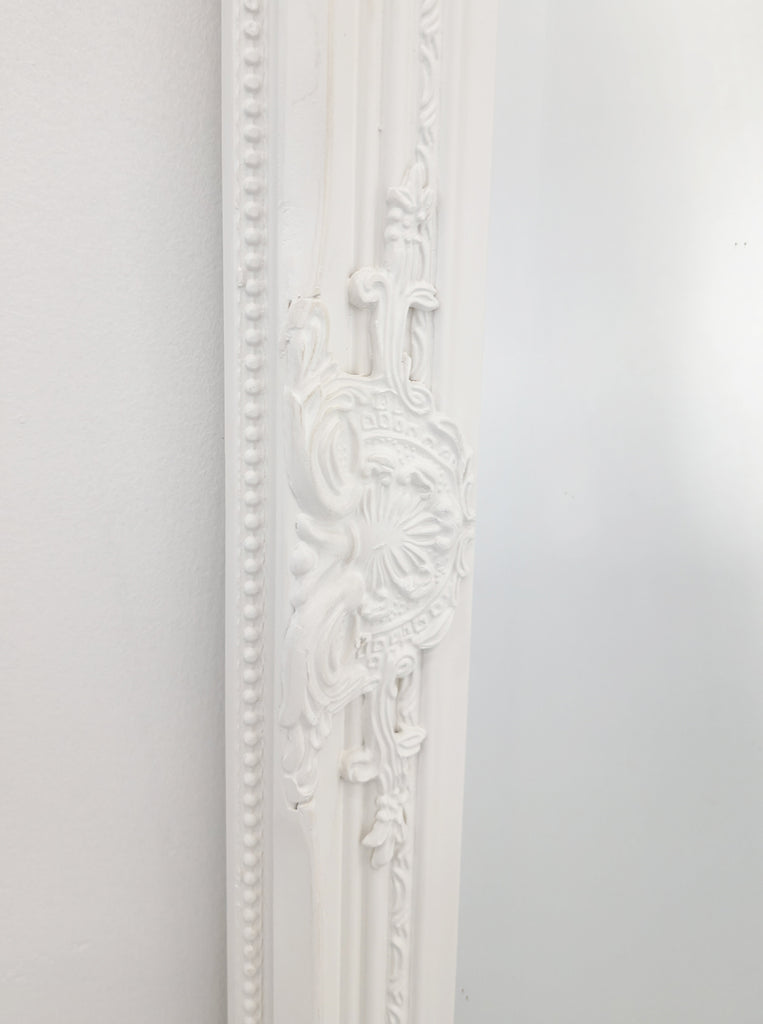 French Provincial Ornate Mirror - White - Small 80cm x 110cm