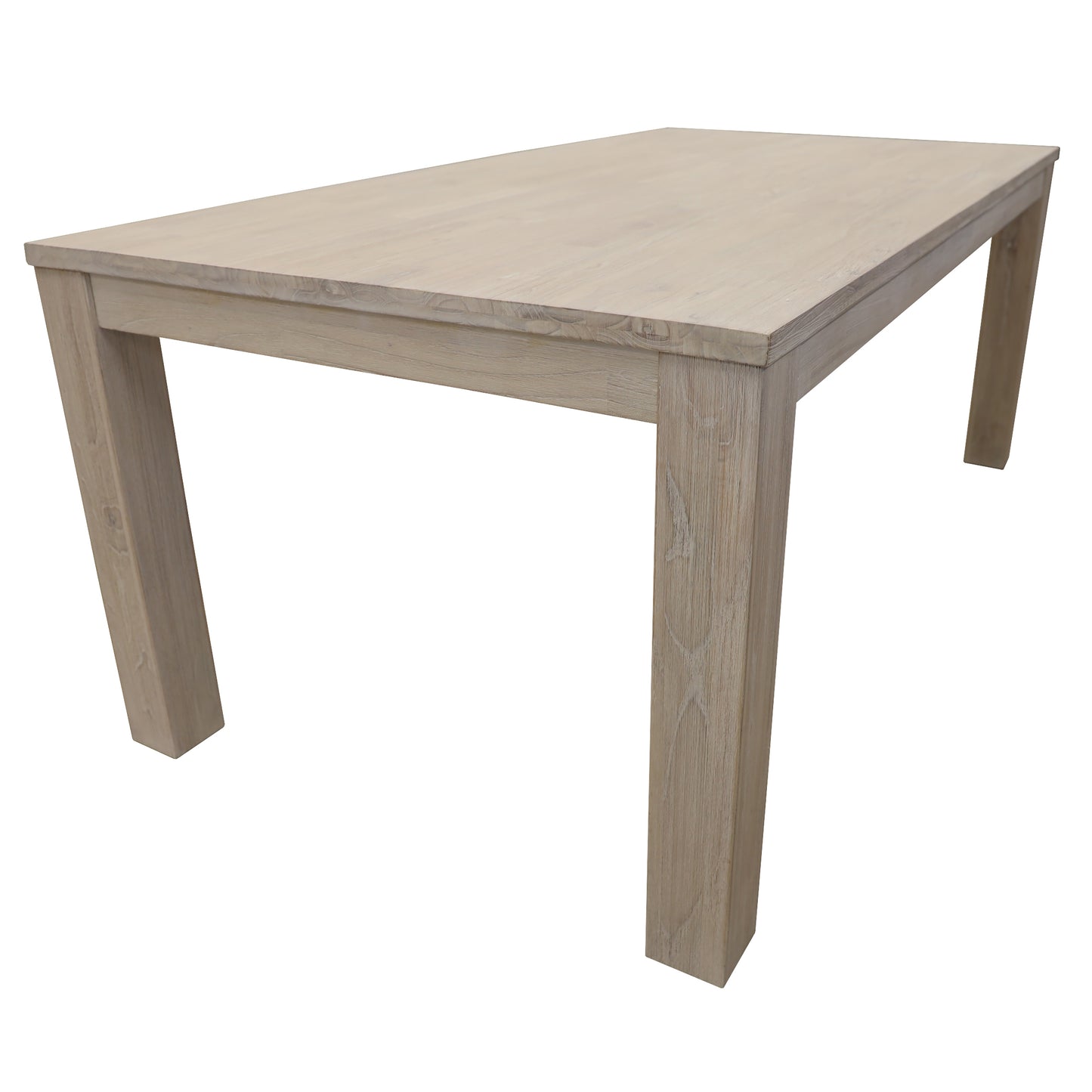 Foxglove Dining Table 150cm Solid Mt Ash Wood Home Dinner Furniture - White