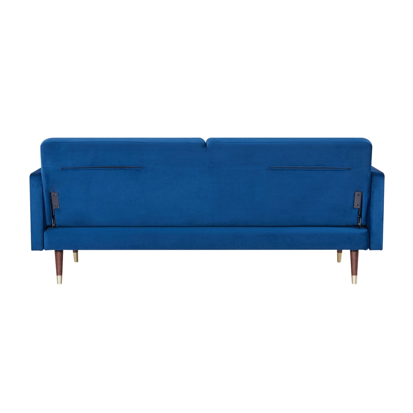 Livia 3 Seater Sofa Bed Fabric Uplholstered Lounge Couch - Dark Blue