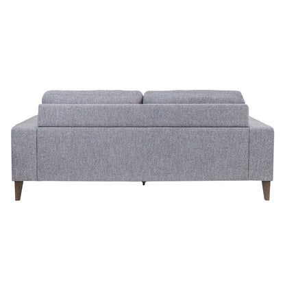 Juliet 2 + 3 Seater Sofa Set Soft Fabric Uplholstered Lounge Couch Grey