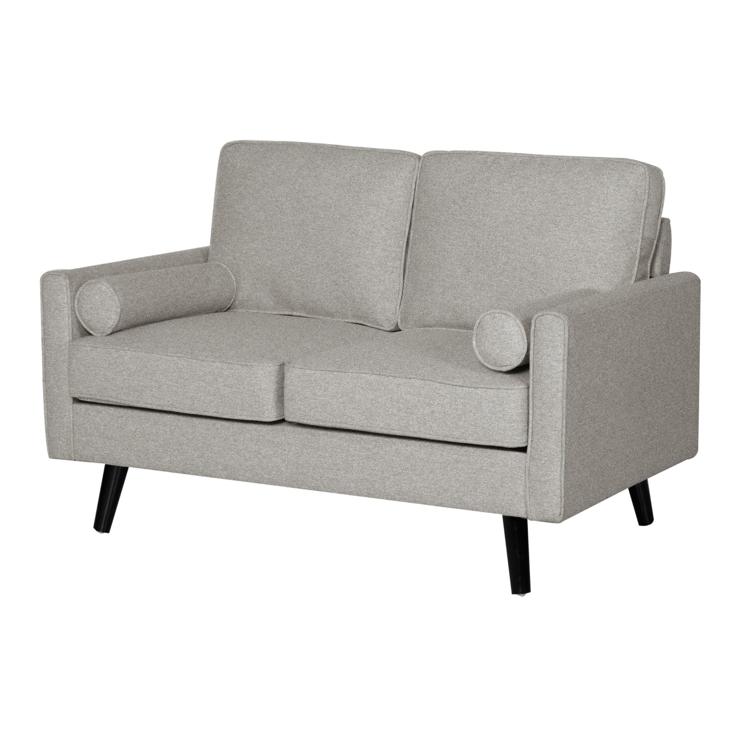 Lexi 2 Seater Sofa Fabric Uplholstered Lounge Couch - Light Grey