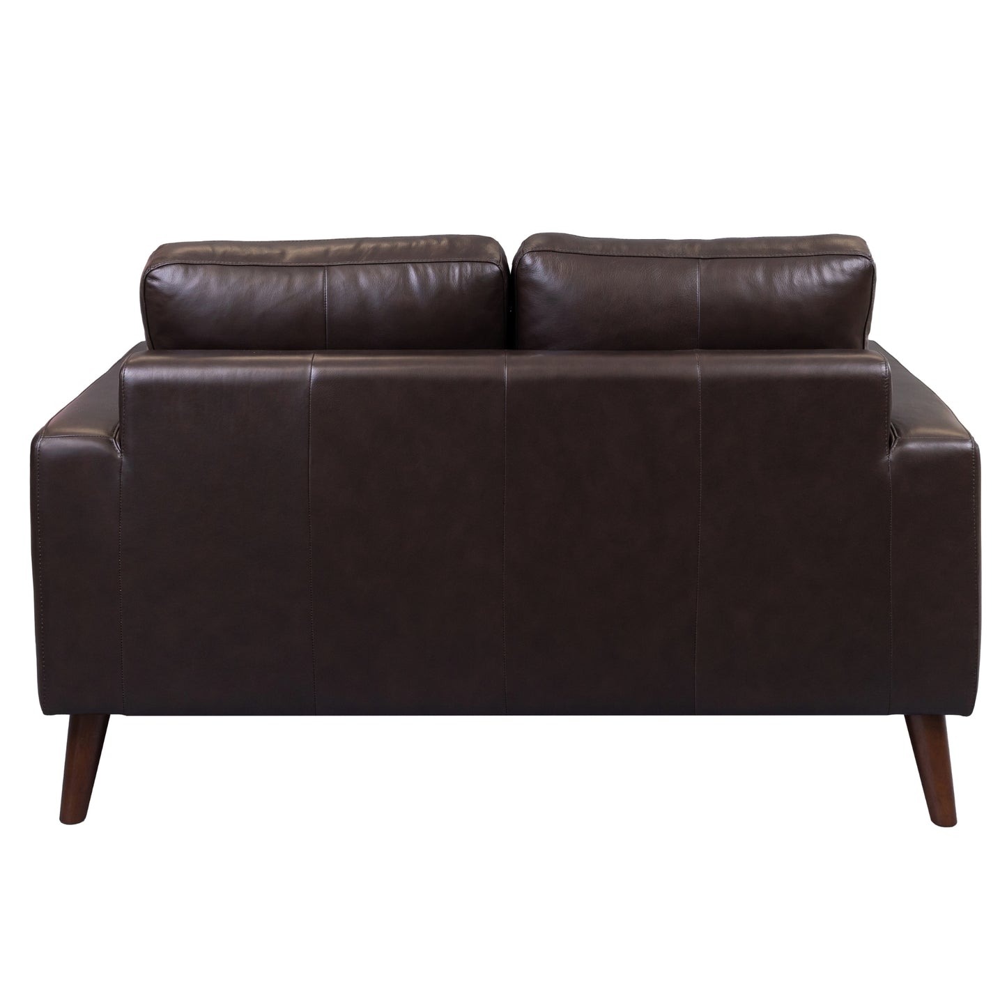 Matilda 2 + 3 Seater Sofa Leather Upholstered Lounge Set - Chocolate