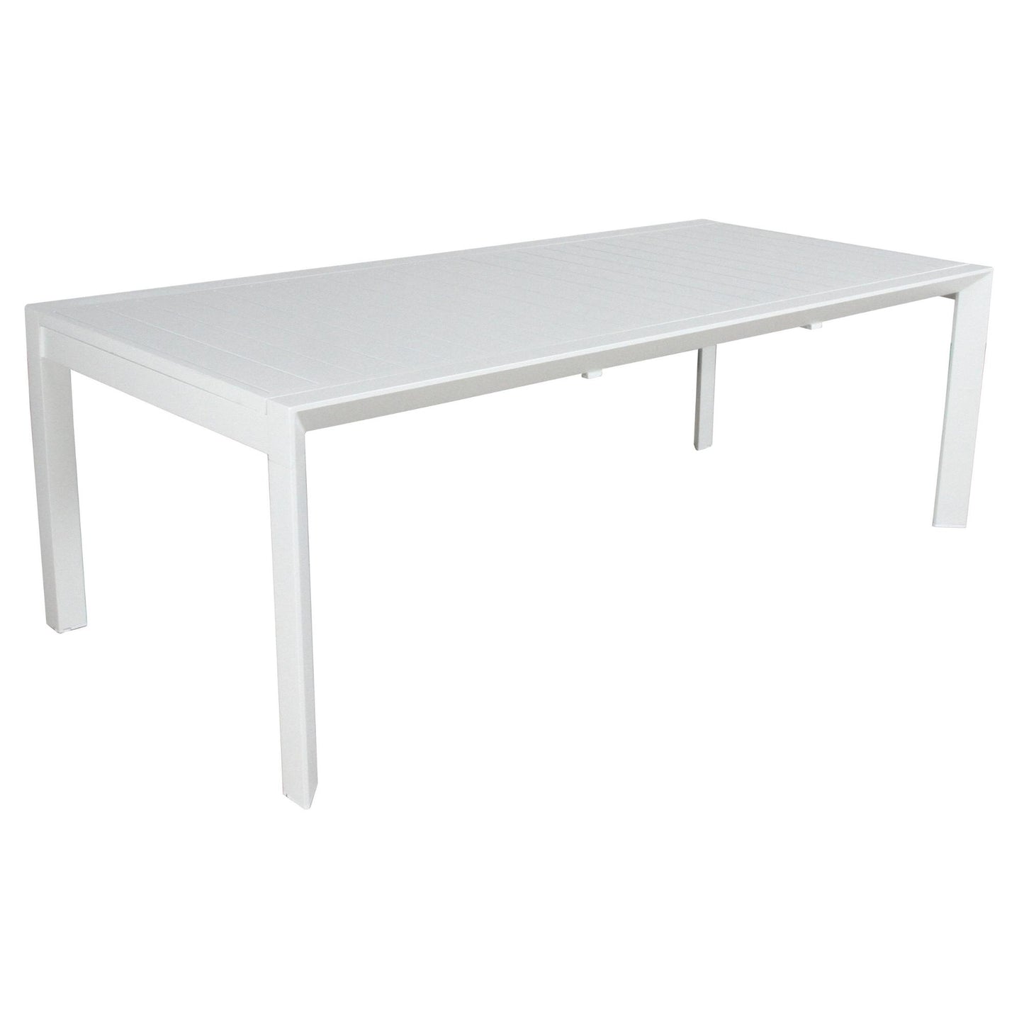 Iberia 178cm Aluminium Outdoor Dining Table White