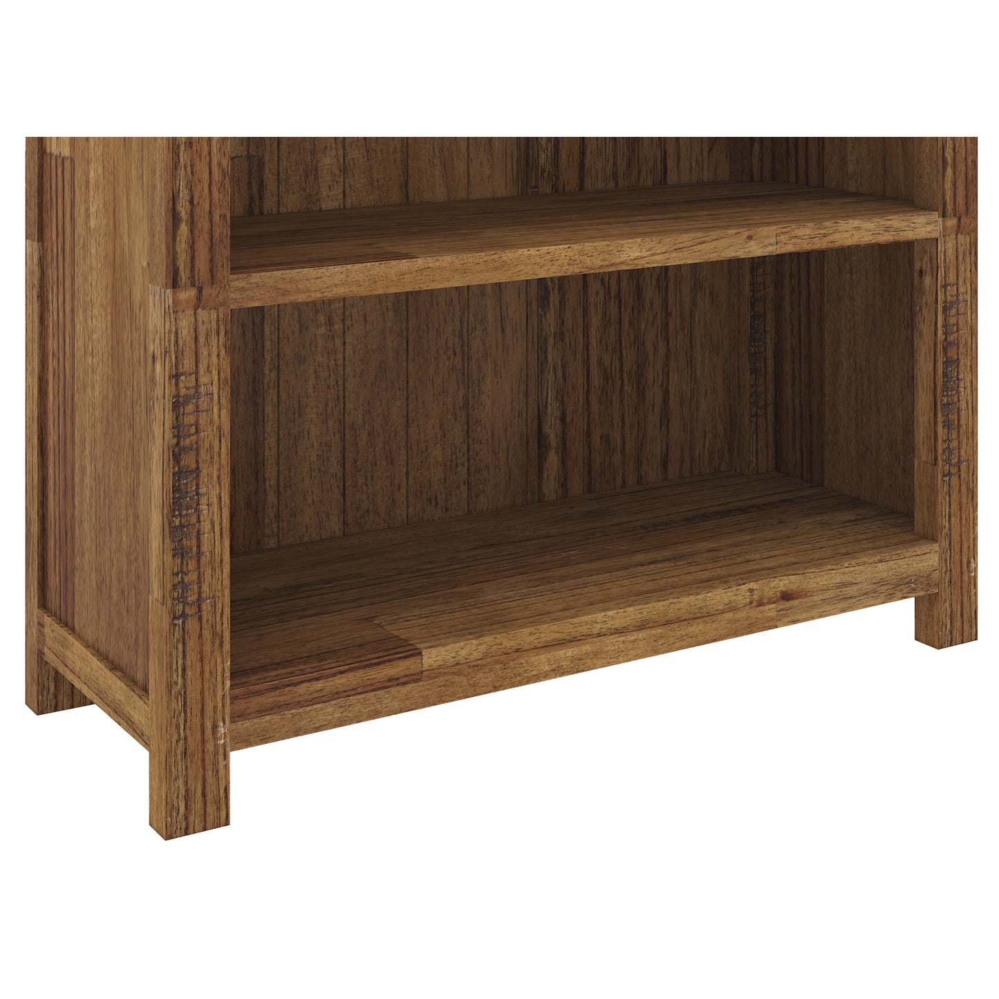 Birdsville Bookshelf Bookcase Display Unit Solid Mt Ash Timber Wood - Brown