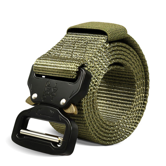 Mountgear Multifunctional Men's Outdoor Tactical Belt Outside Military Training Belt Green