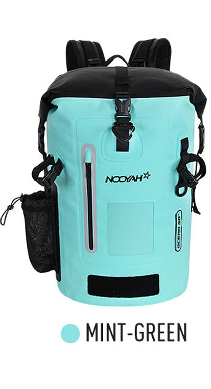 NOOYAH IPX8 Waterproof Bike Cycle Outdoor Sports Backpack Double-Layer Waterproof Bag  MINT GREEN